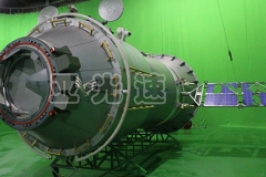 影视道具曾用于电影《飞天》的带对接口的宇宙飞船